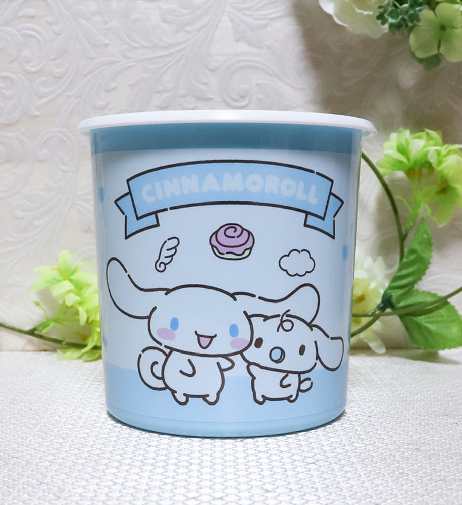 스케이터 시나모롤 캐릭터 원터치 밀폐 보존용기 1000ml - 하카타몰