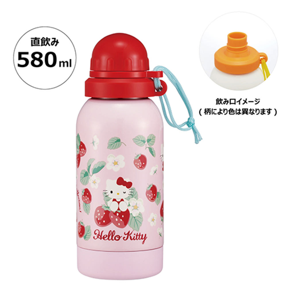 스케이터 산리오 헬로키티 캐릭터 상온 드링크용 스테인리스 보틀 580ml SSSC6 - 주방·식기 - 하카타몰