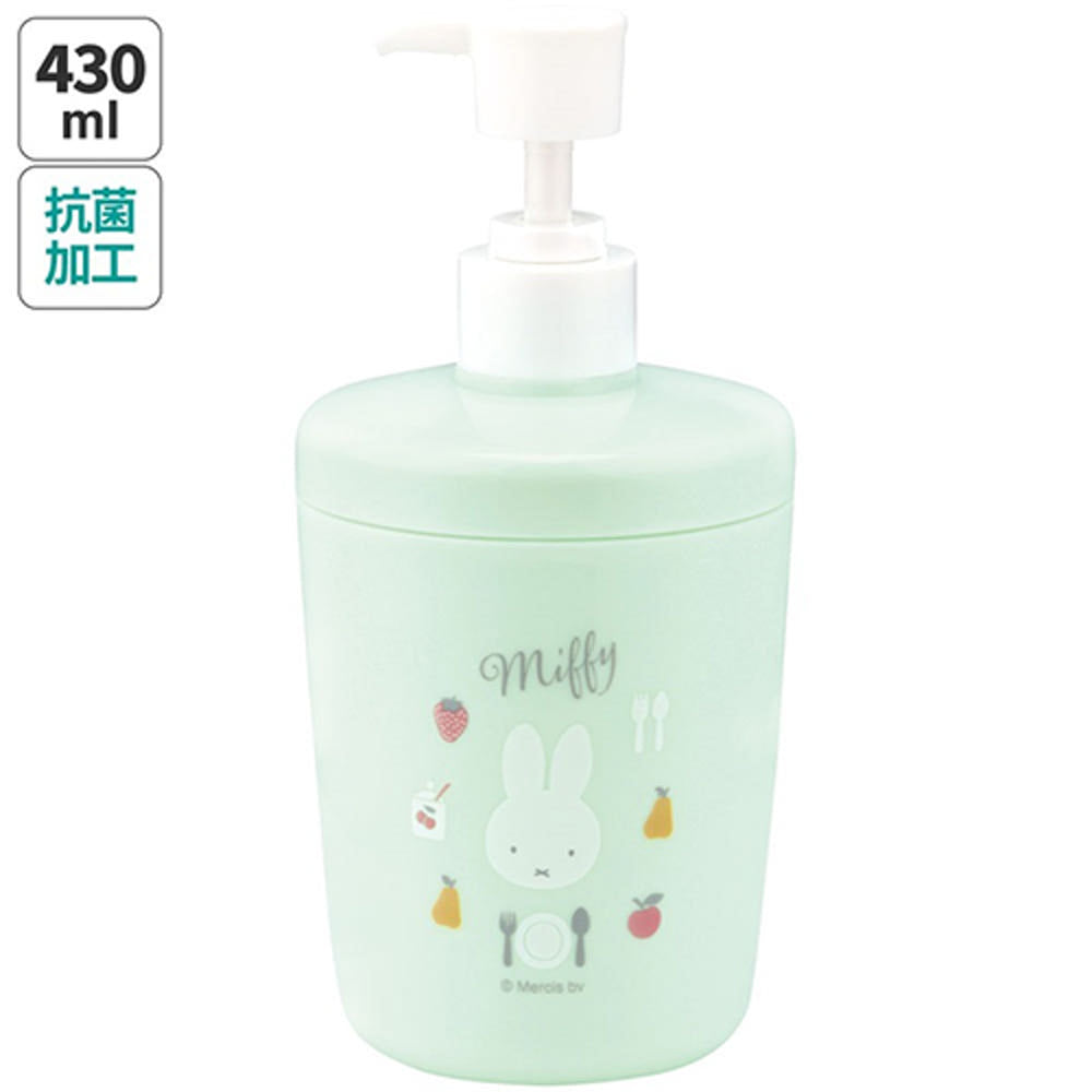 [발주상품 2~4 영업일 발송예정] 스케이터 미피 캐릭터 항균 비누 디스펜서 430ml SD1 - 하카타몰