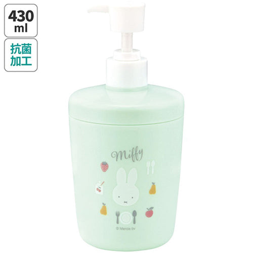 [발주상품 2~4 영업일 발송예정] 스케이터 미피 캐릭터 항균 비누 디스펜서 430ml SD1 - 하카타몰