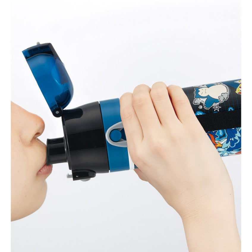 [발주상품 2~4 영업일 후 발송예정] 스케이터 포켓몬스터 캐릭터 원푸쉬 다이렉트 스테인리스 보틀 470ml SDC4 - 주방·식기 - 하카타몰