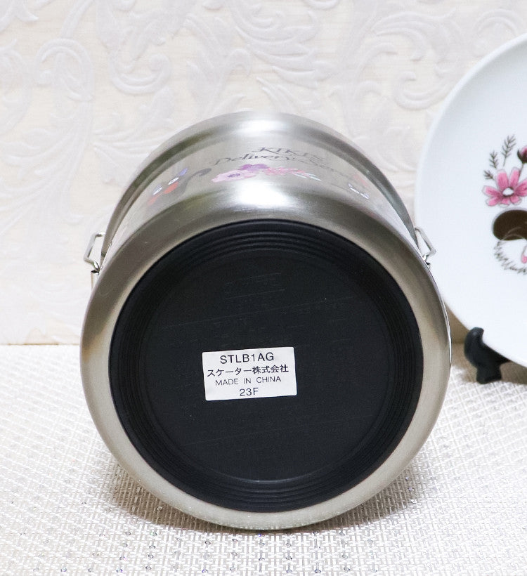 스케이터 지브리 마녀 배달부 키키 지지 프렌치 캐릭터 스테인리스 보온 도시락 600ml STLB1AG - 하카타몰