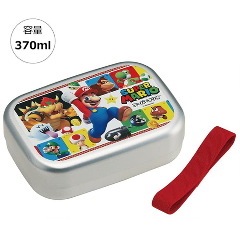 [발주상품 2~4 영업일 후 발송예정] 스케이터 슈퍼마리오 캐릭터 알루미늄 도시락 370ml ALB5NV - 주방·식기 - 하카타몰