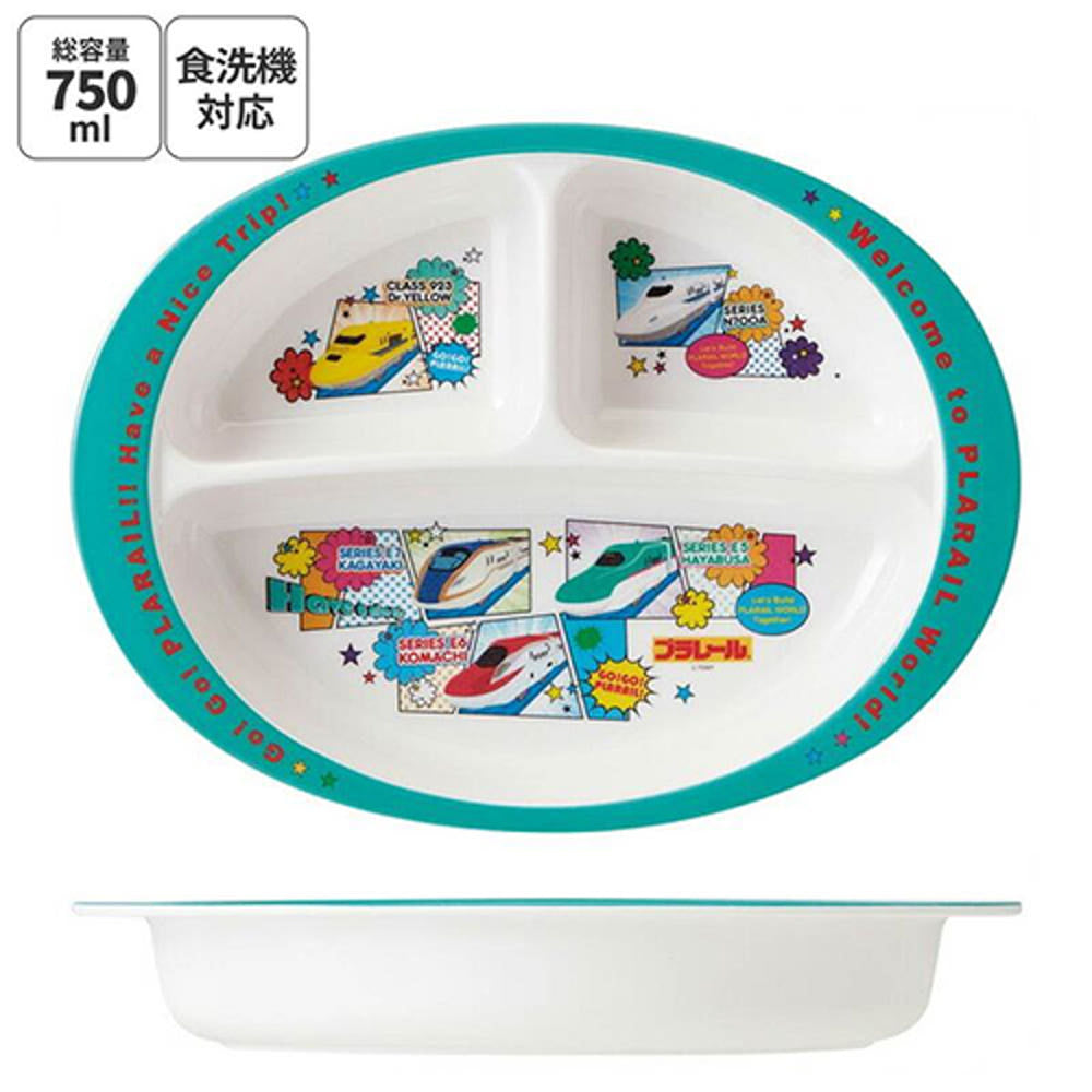 스케이터 프라레일 캐릭터 멜라민 런치 플레이트 M370 - 하카타몰