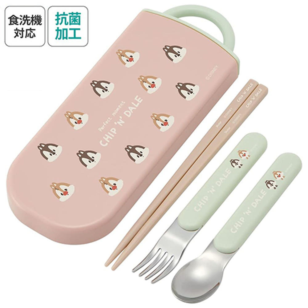 스케이터 칩앤데일 쿠스미 캐릭터 슬라이드식 항균 트리오 세트 TACC2AG - 하카타몰