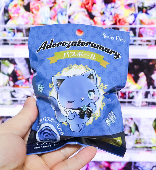 산리오 아도로자토루마리 캐릭터 마스코트 바스볼 입욕제 1개입 로즈향 60g - 욕실/입욕용품 - 하카타몰