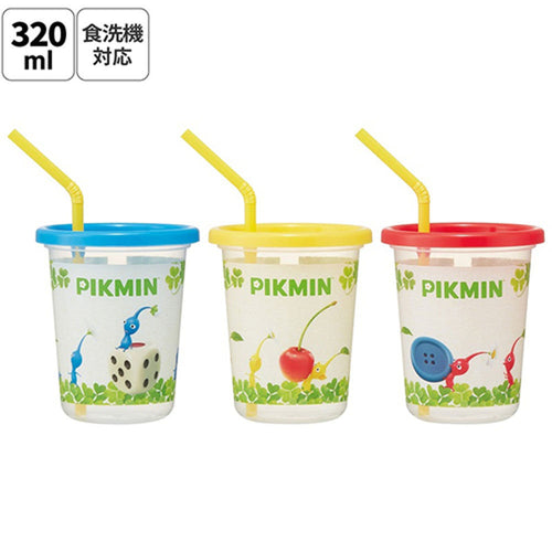 스케이터 닌텐도 피크민 캐릭터 빨대컵 3세트 320ml SIH3ST - 주방·식기 - 하카타몰
