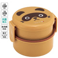 스케이터 너구리 TANUKI 캐릭터 항균 원형2단 포크 도시락 500ml ONWR1AG - 주방·식기 - 하카타몰