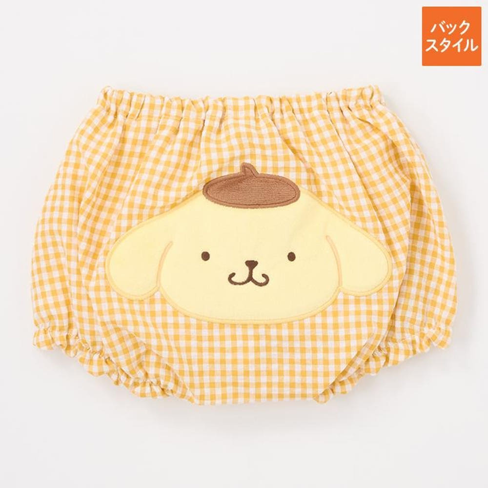 산리오 폼폼푸린 캐릭터 깅엄체크 블루머 70~80cm - 하카타몰