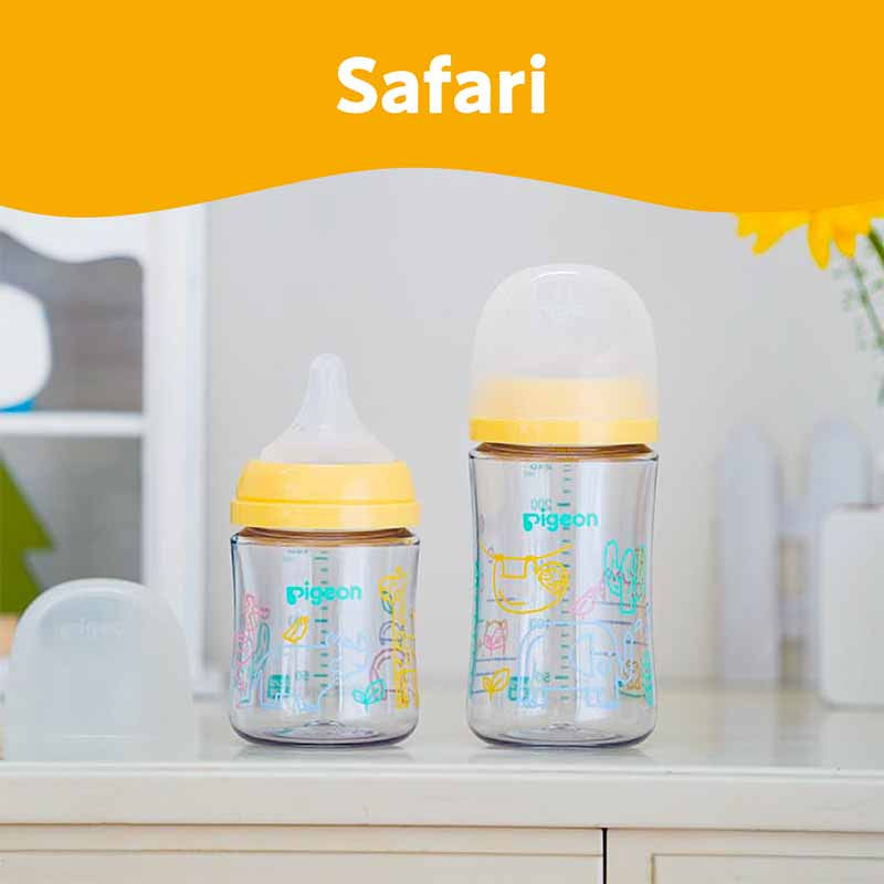 [발주 요청상품] 피죤 모유실감 T-Ester 플라스틱 젖병 240ml Safari - 수유·외출 - 하카타몰