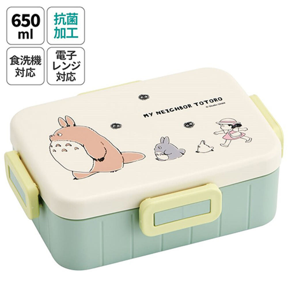 스케이터 토토로 캐릭터 항균 4면락 런치박스 650ml - 주방·식기 - 하카타몰