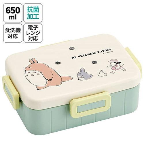 스케이터 토토로 캐릭터 항균 4면락 런치박스 650ml - 주방·식기 - 하카타몰