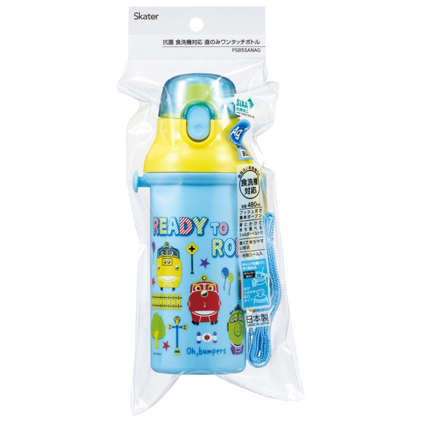 [발주상품 2~4 영업일 후 발송예정] 스케이터 처깅턴 캐릭터 원터치 다이렉트 보틀 480ml PSB5SANAG - 주방·식기 - 하카타몰