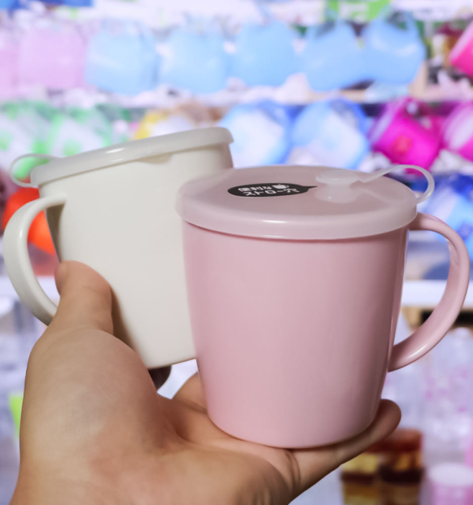 뚜껑포함 머그 빨대컵 300ml 2종택1 - 주방·식기 - 하카타몰
