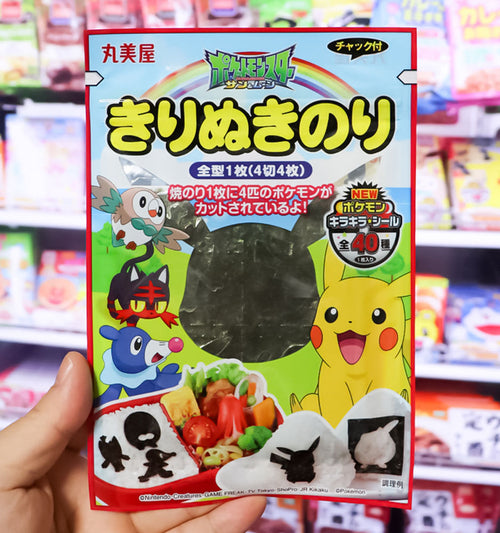 마루미야 포켓몬스터 도시락 꾸미기 캐릭터 커팅 김 4절4매입 - 주방·식기 - 하카타몰