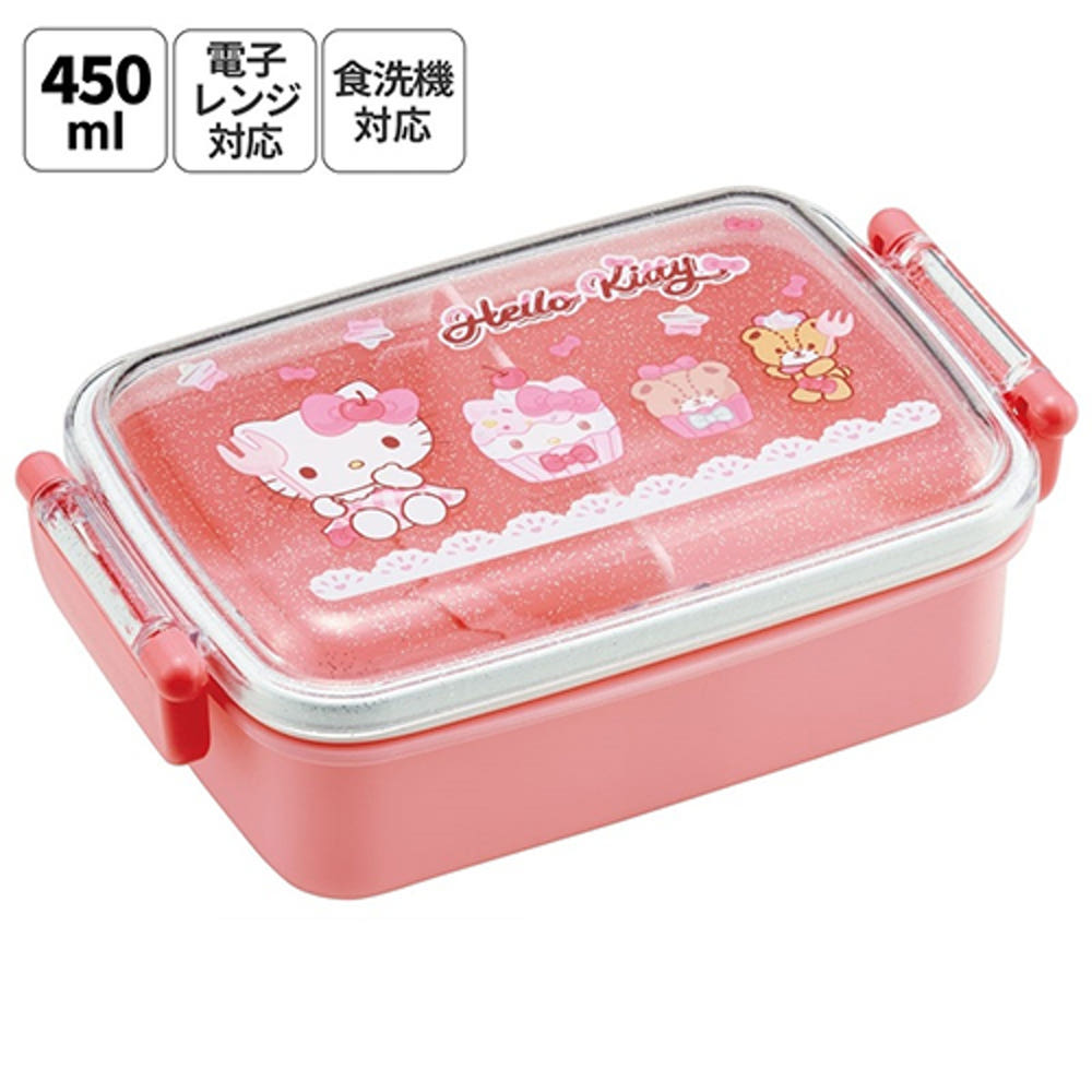 [발주상품 2~4 영업일 후 발송예정] 스케이터 헬로키티 Fancy Snacks Sweets 캐릭터 식기세척기 대응 도시락 런치박스 450ml RBF3AN - 주방·식기 - 하카타몰