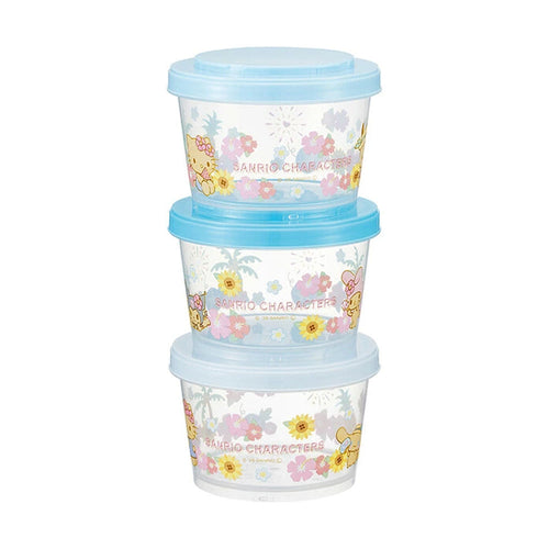 스케이터 Sanrio Characters Summer 조인트식 보존용기 3P세트 SIJ3 - 하카타몰