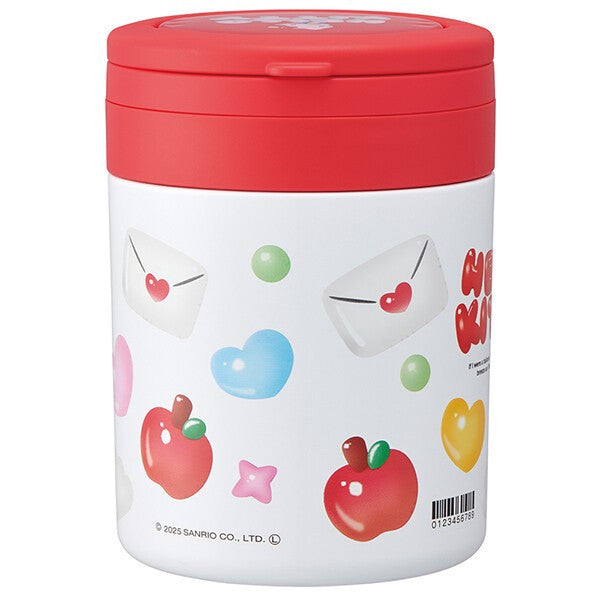스케이터 산리오 헬로키티 풍선 캐릭터 접이식 핸들 보온 보냉 델리카포트 스프통 500ml LJFO5 - 하카타몰