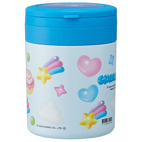 스케이터 산리오 시나모롤 풍선 캐릭터 접이식 핸들 보온 보냉 델리카포트 스프통 500ml LJFO5 - 하카타몰