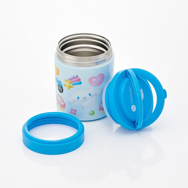 스케이터 산리오 시나모롤 풍선 캐릭터 접이식 핸들 보온 보냉 델리카포트 스프통 500ml LJFO5 - 하카타몰