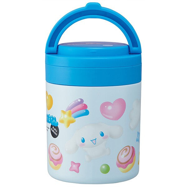 스케이터 산리오 시나모롤 풍선 캐릭터 접이식 핸들 보온 보냉 델리카포트 스프통 500ml LJFO5 - 하카타몰