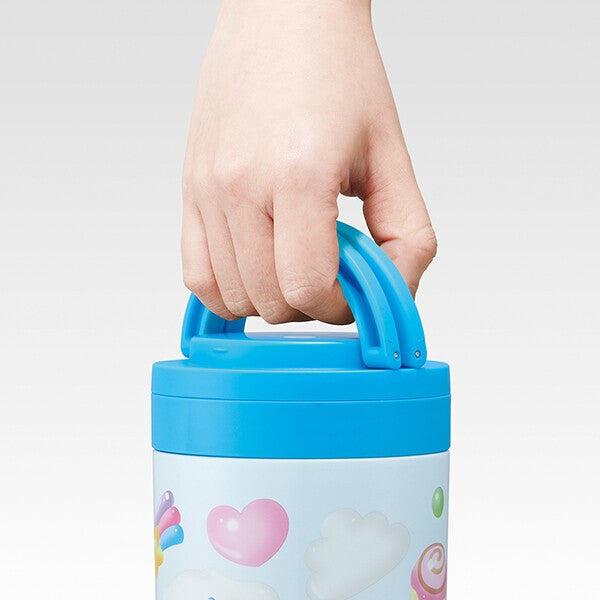 스케이터 산리오 시나모롤 풍선 캐릭터 접이식 핸들 보온 보냉 델리카포트 스프통 500ml LJFO5 - 하카타몰
