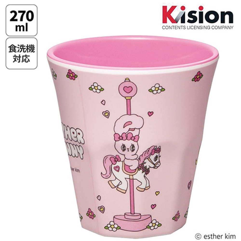 [발주상품 2~4 영업일 후 발송예정] 스케이터 에스더버니 캐릭터 멜라민 텀블러 270ml MTB2 - 주방·식기 - 하카타몰