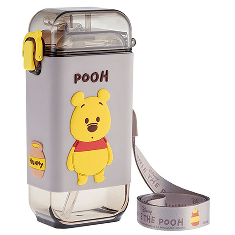 [발주상품 2~4 영업일 후 발송예정] 스케이터 곰돌이푸 캐릭터 스퀘어 스트로 보틀 450ml PSQ5ST - 주방·식기 - 하카타몰
