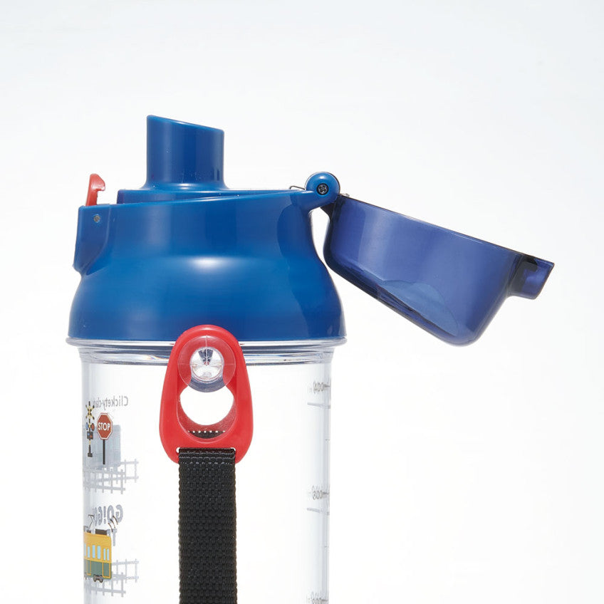 스케이터 GO GO TRAIN 캐릭터 원터치 클리어 눈금 보틀 480ml  PSB5TRC - 주방·식기 - 하카타몰