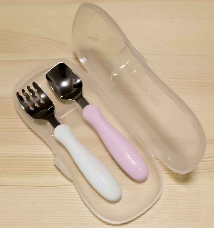 KJC 마마 NEW 베이비 스푼 포크 세트 - 주방·식기 - 하카타몰