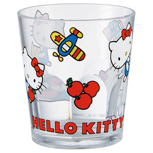 스케이터 헬로키티 레트로 아크릴컵 280ml KSA4J - 주방·식기 - 하카타몰