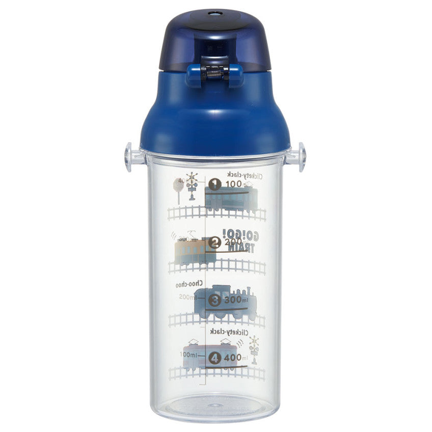 스케이터 GO GO TRAIN 캐릭터 원터치 클리어 눈금 보틀 480ml  PSB5TRC - 주방·식기 - 하카타몰
