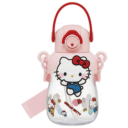 스케이터 산리오 헬로키티 캐릭터 러버 마스코트 스트로 보틀 650ml PRMC7ST - 주방·식기 - 하카타몰