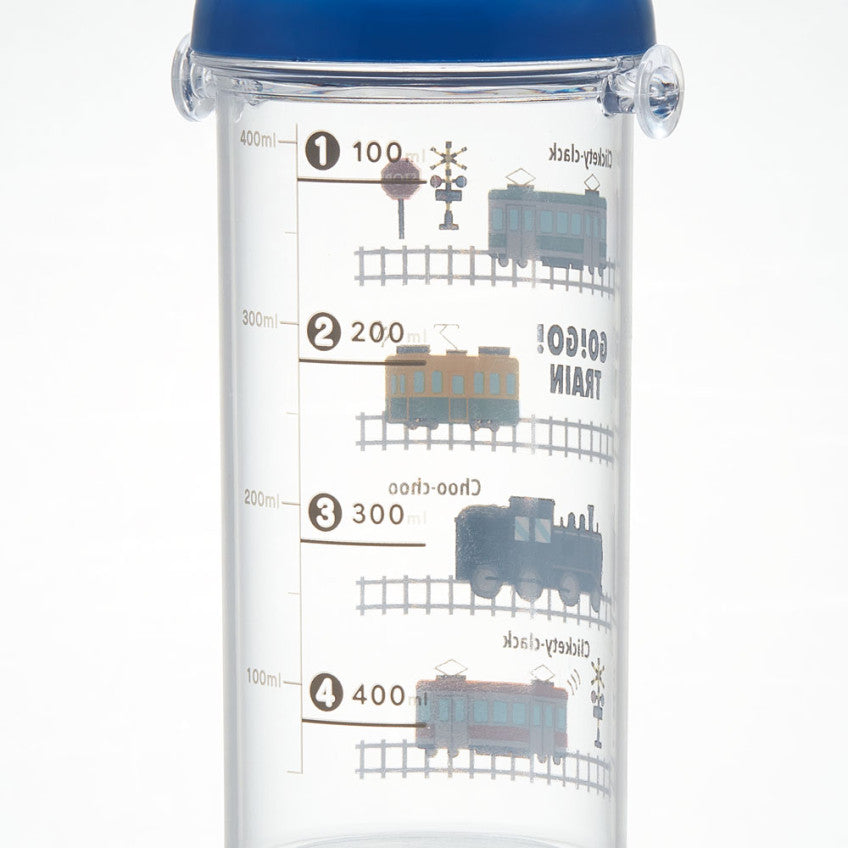 스케이터 GO GO TRAIN 캐릭터 원터치 클리어 눈금 보틀 480ml  PSB5TRC - 주방·식기 - 하카타몰