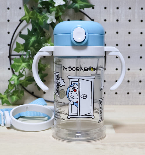 스케이터 도라에몽 2WAY 원터치 빨대컵 370ml KSHW2N - 하카타몰