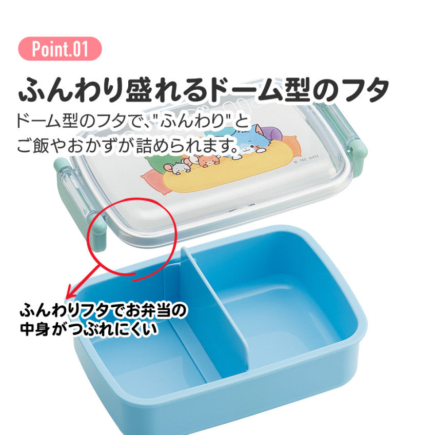 [발주상품 2~4 영업일 후 발송예정] 스케이터 톰과 제리 퍼니 아트 캐릭터 식기세척기 대응 항균 도시락 런치박스 450ml RBF3ANAG - 주방·식기 - 하카타몰
