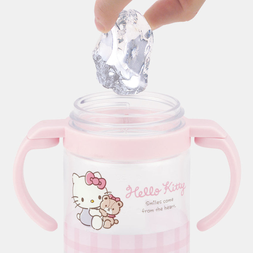 스케이터 산리오 헬로키티 캐릭터 접이식 핸들 원터치 빨대컵 260ml KSHW1N - 주방·식기 - 하카타몰