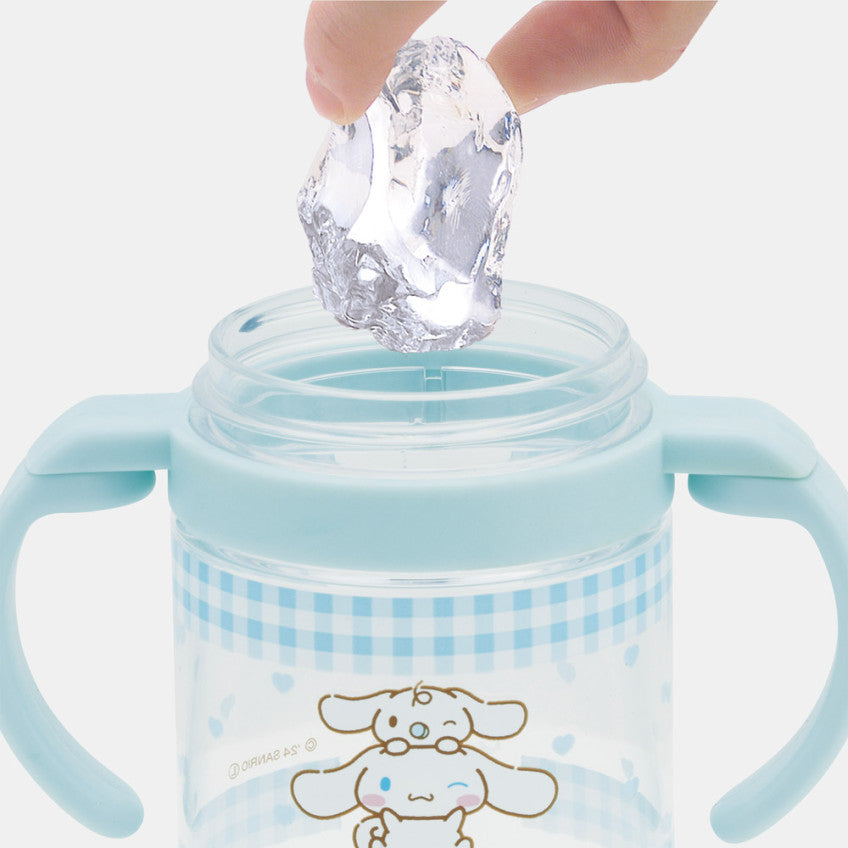 스케이터 산리오 시나모롤 캐릭터 접이식 핸들 원터치 빨대컵 260ml KSHW1N - 주방·식기 - 하카타몰