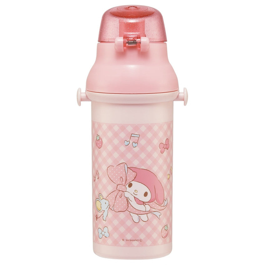 스케이터 산리오 마이멜로디 큰 리본 캐릭터 원터치 다이렉트 보틀 480ml PSB5SANAG - 주방·식기 - 하카타몰