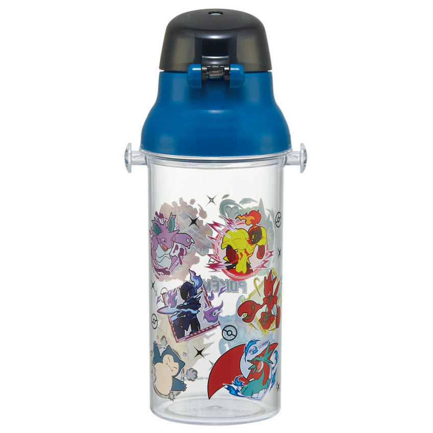 [발주상품 2~4 영업일 후 발송예정] 스케이터 포켓몬스터 캐릭터 원터치 클리어 눈금 보틀 480ml  PSB5TRC - 주방·식기 - 하카타몰