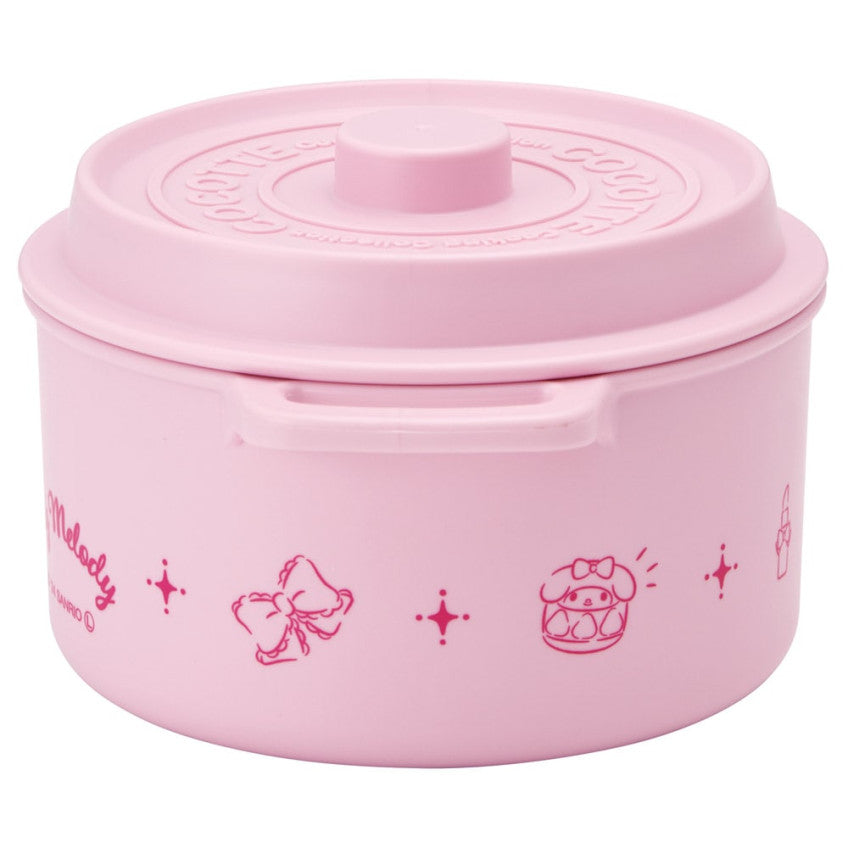 [발주상품 2~4 영업일 후 발송예정] 스케이터 산리오 마이멜로디 캐릭터 cocotte풍 전자레인지용 냄비 680ml MWCP1 - 주방·식기 - 하카타몰