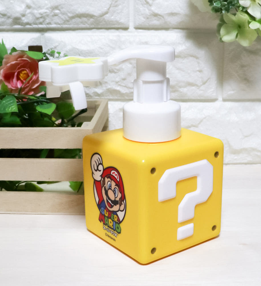 슈퍼마리오 별모양 거품 비누 디스펜서 450ml - 하카타몰
