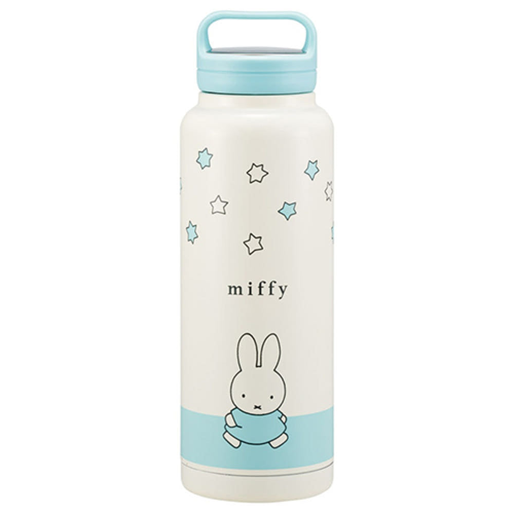 [발주상품 2~4 영업일 후 발송예정] 스케이터 미피 캐릭터 스크류 핸들 머그 보틀 1200ml STSC12 - 주방·식기 - 하카타몰