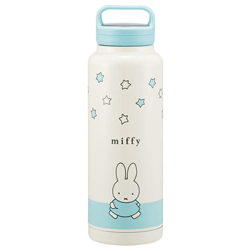 [발주상품 2~4 영업일 후 발송예정] 스케이터 미피 캐릭터 스크류 핸들 머그 보틀 1200ml STSC12 - 주방·식기 - 하카타몰