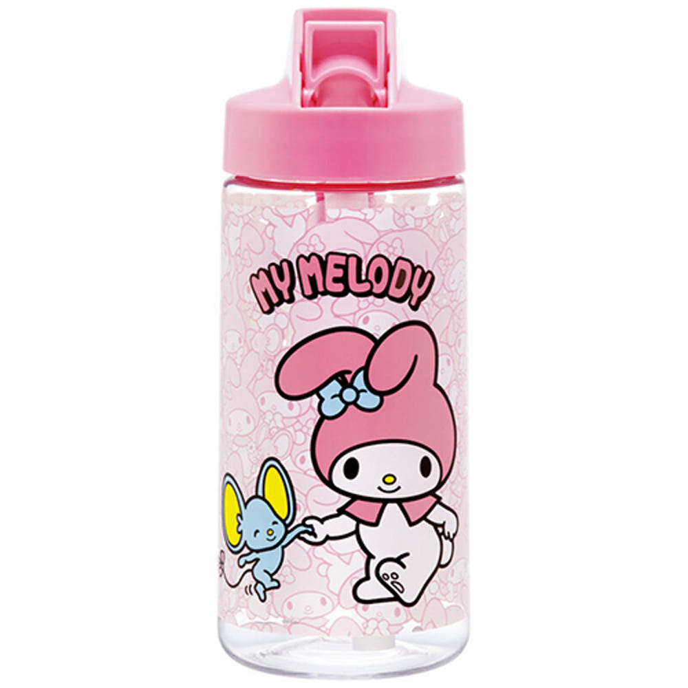 [발주상품 2~4 영업일 후 발송예정] 스케이터 산리오 마이멜로디 캐릭터 스트로 보틀 500ml PSTB5 - 주방·식기 - 하카타몰