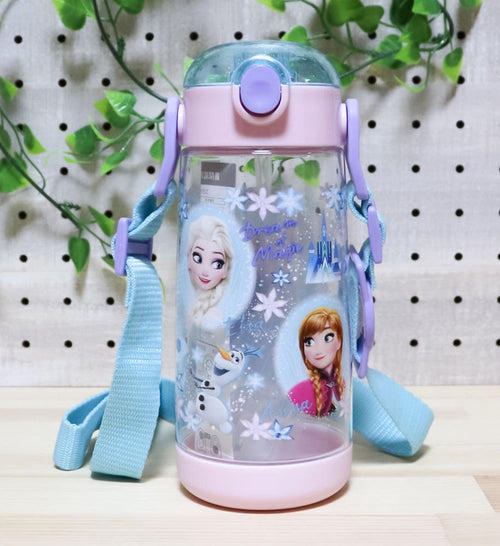 겨울왕국 캐릭터 원푸쉬 스트렙 포함 빨대컵 480ml PDSH5 - 주방·식기 - 하카타몰