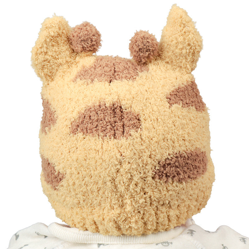 모코모코 애니멀 패밀리 기린 니트 모자 40~50cm - 하카타몰