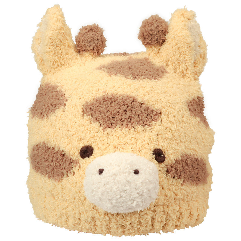 모코모코 애니멀 패밀리 기린 니트 모자 40~50cm - 하카타몰