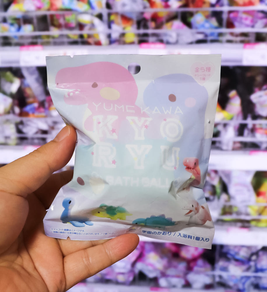 유메카와 공룡 마스코트 바스볼 입욕제 1개입 우주향 75g - 욕실/입욕용품 - 하카타몰