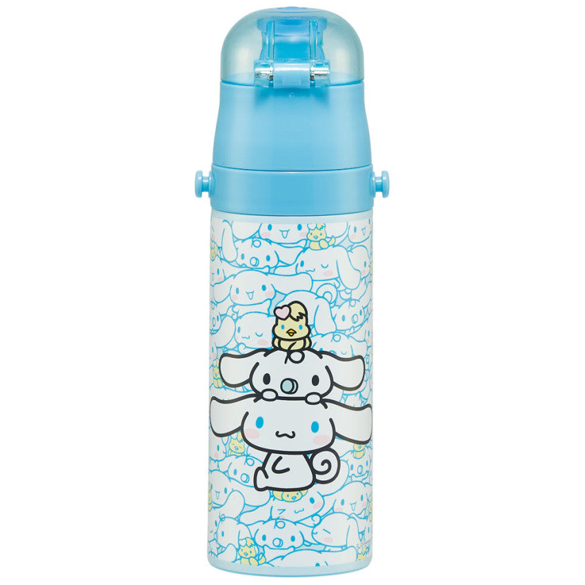 스케이터 시나모롤 원푸쉬 다이렉트 스테인리스 보틀 470ml SDC4 - 주방·식기 - 하카타몰